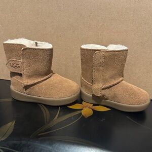UGG Kids Tan Suede Boots